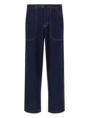 Джинсы из японского слуба с поясом