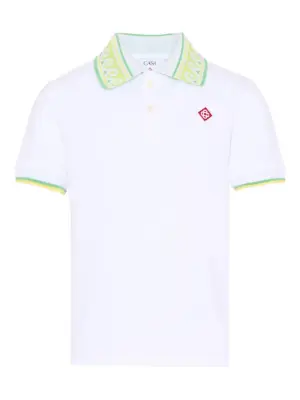 Поло с короткими рукавами и логотипом