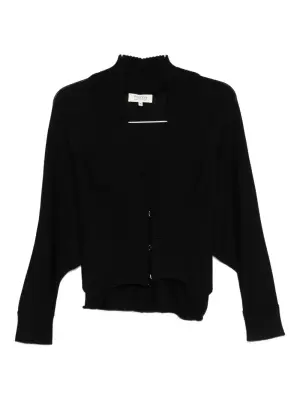 Кардиган в рубчик на пуговицах