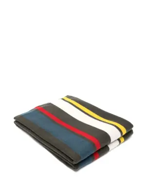 Кашемировое одеяло в полоску