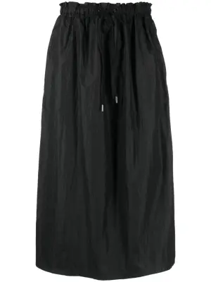 Юбка миди с завышенной талией