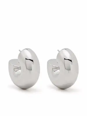 Массивные серьги-кольца Beam