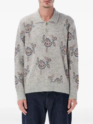 Рубашка поло в рубчик