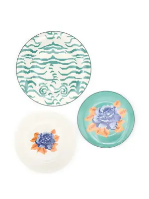 Indian Tiger plate set