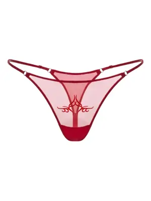 Трусы-стринги Tribal с вышивкой