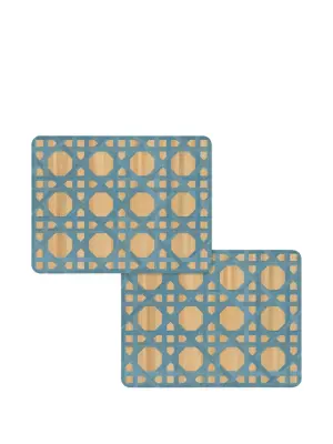 Набор Epoch из двух прямоугольных сервировочных салфеток с узором