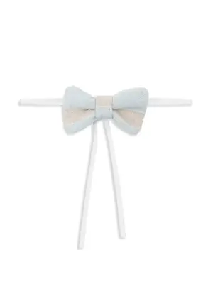 Галстук-бабочка в полоску