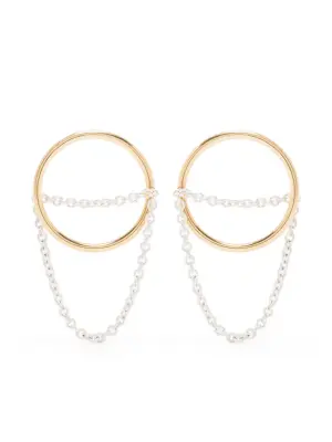 Серьги с цепочками