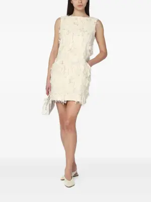 платье мини без рукавов