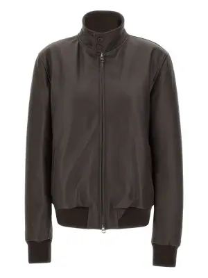 Куртка с отделкой в рубчик