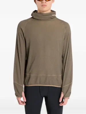 Худи с воротником-воронкой