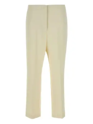 зауженные брюки с завышенной талией