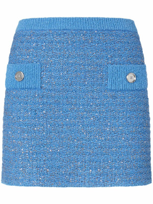 Твидовая юбка мини