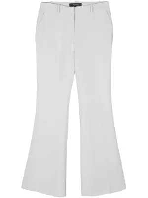 Расклешенные креповые брюки