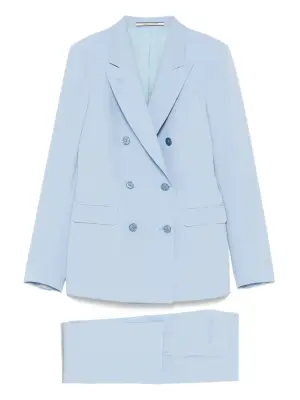 Костюм с двубортным пиджаком