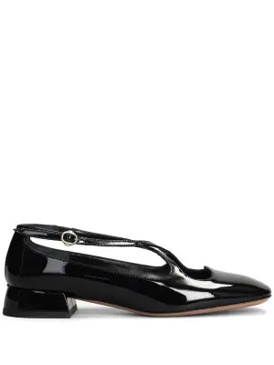 Кожаные балетки