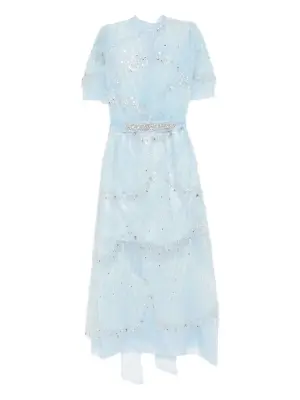 Платье миди с кристаллами