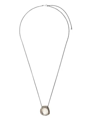 Серебряное колье с бриллиантами