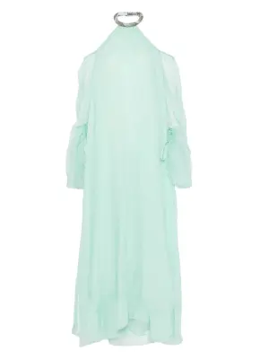 Шелковое платье макси