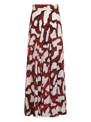 юбка с абстрактным принтом