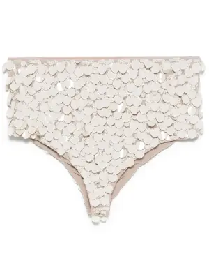 Короткие шорты с пайетками