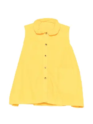 Хлопковая блуза на пуговицах