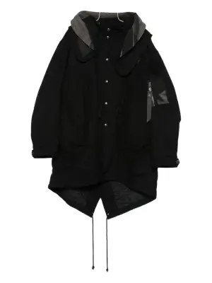 Парка с капюшоном в стиле "выгоревшее на солнце" X Alpha Industries