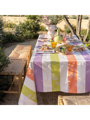 Скатерть Бал бабочек с покрытием