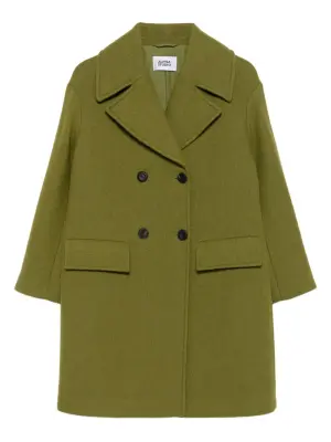 Двубортное пальто