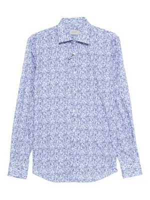 рубашка с цветочным принтом