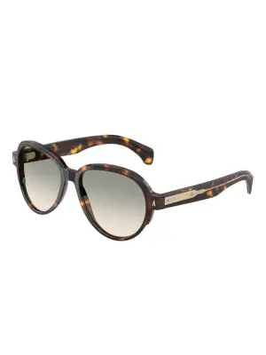 солнцезащитные очки-пилоты черепаховой расцветки