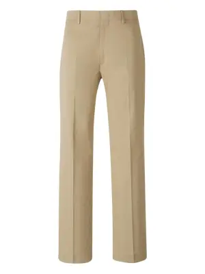 Брюки чинос со складками