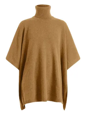 Пончо Angela с высоким воротником