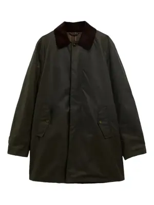 Пальто с вельветовым воротником из коллаборации с Barbour