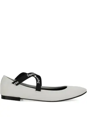 балетки с перекрестными ремешками