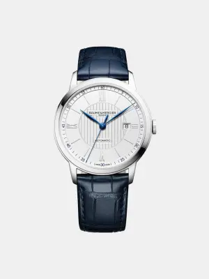 Автоматические часы Classima с серебристым циферблатом M0A10333