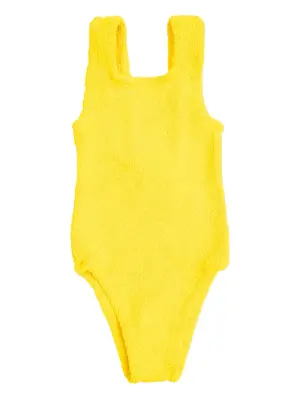 Классический купальник из жатой ткани