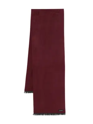 Шарф с нашивкой-логотипом