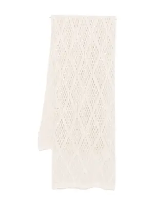 Шарф крупной вязки