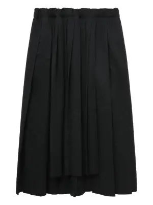 Плиссированная юбка миди