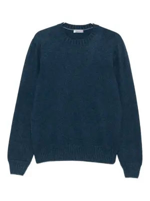 Шерстяной свитер с круглым вырезом