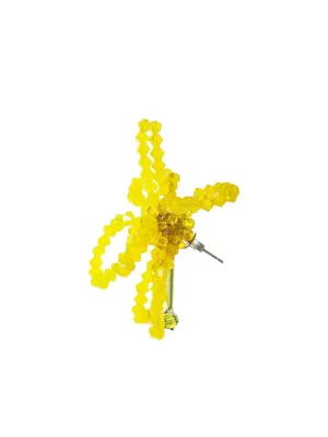 Серьга с бусинами