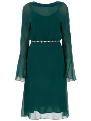 Шелковое платье мини