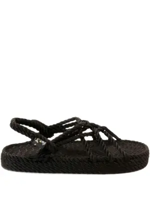 плетеные сандалии