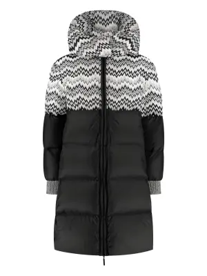 Пуховик с капюшоном