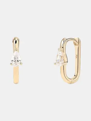 Серьги Аликс из желтого золота