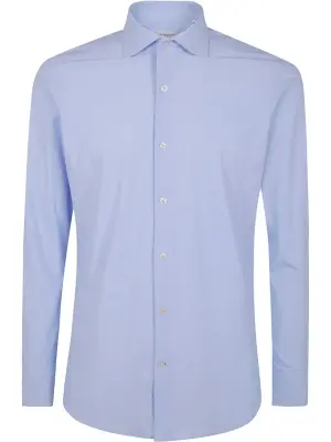 Рубашка с отложным воротником