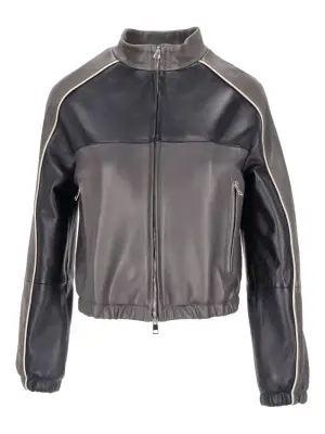 бомбер в двух тонах