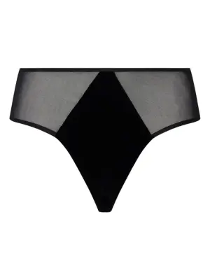 Бархатные трусы-брифы