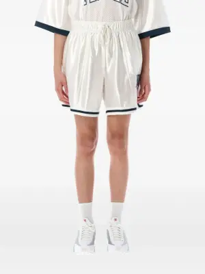 Шорты с вышитым логотипом